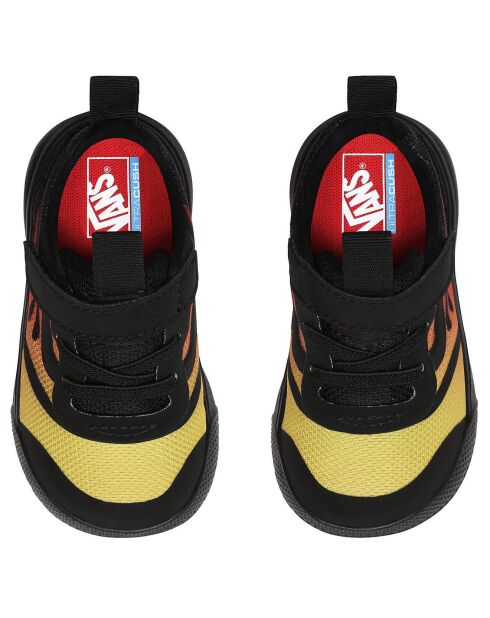 Sneakers en Cuir & Toile Ultra Range Rapidweld noir/jaune/rouge